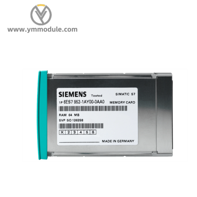 SIEMENS 6ES7952-1AK00-0AA0 RAM Memory Card for Industrial Control