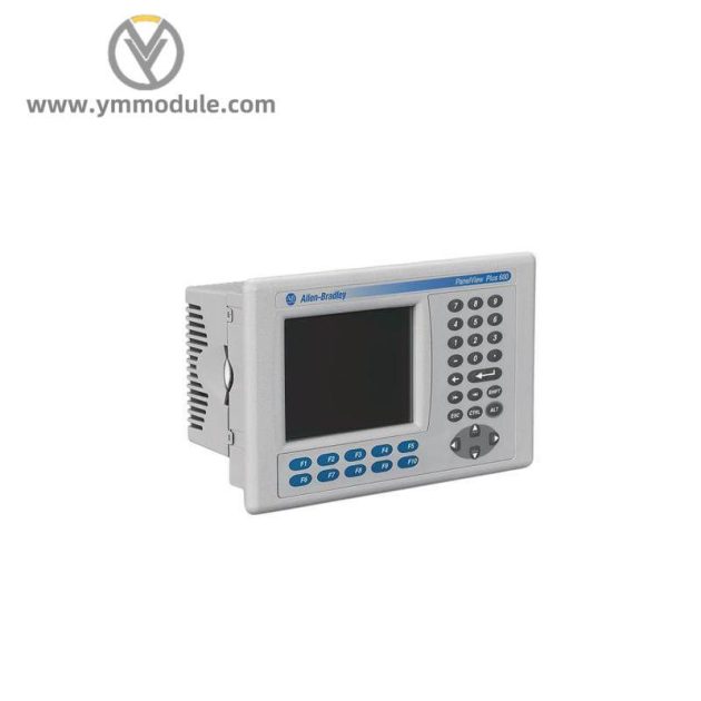 Allen-Bradley 2711P-B6C20D PanelView Plus Compact Terminal, 7-inch Color Display, Ethernet, RS-232, Modular Communication Interface, DC Power Supply