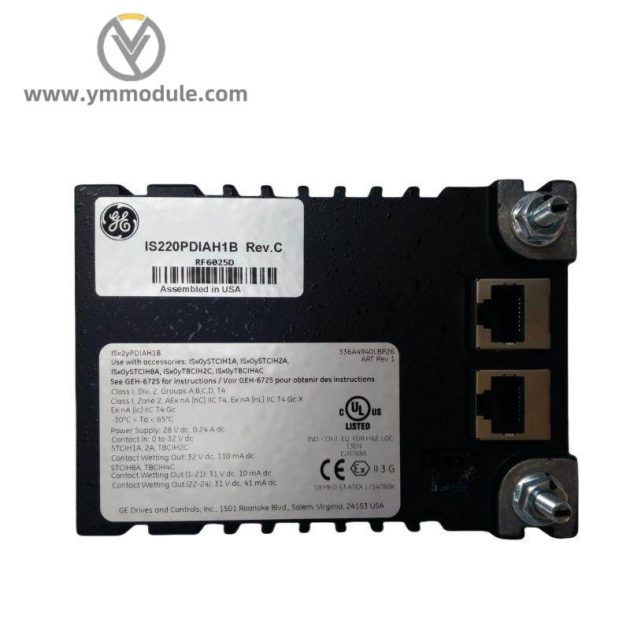 GE IS220PDIAH1B Mark VIe I/O Pack for Industrial Control Systems