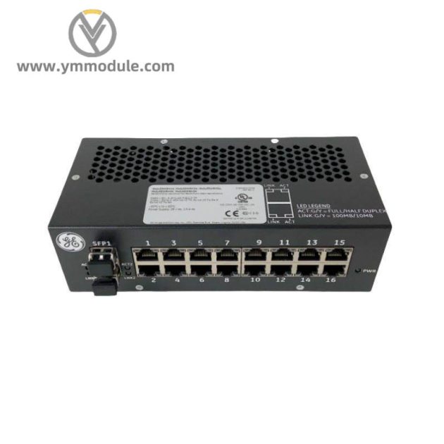 GE IS420ESWBH2A Industrial Ethernet / IONet Switch for Advanced Control Systems
